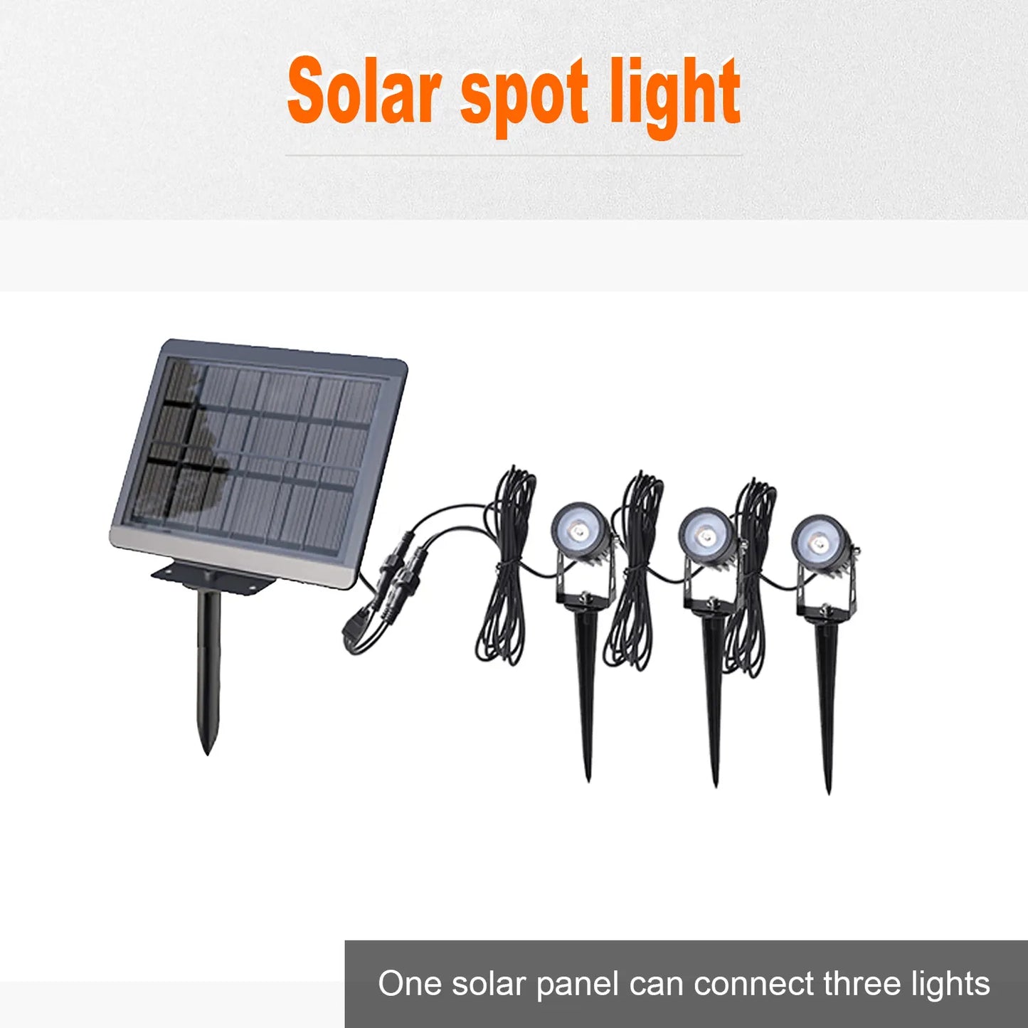 Color Changing Solar Spot Lights