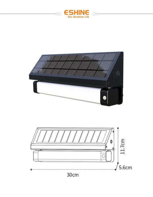 LED Solar Wall Light | Pir Motion Sensor