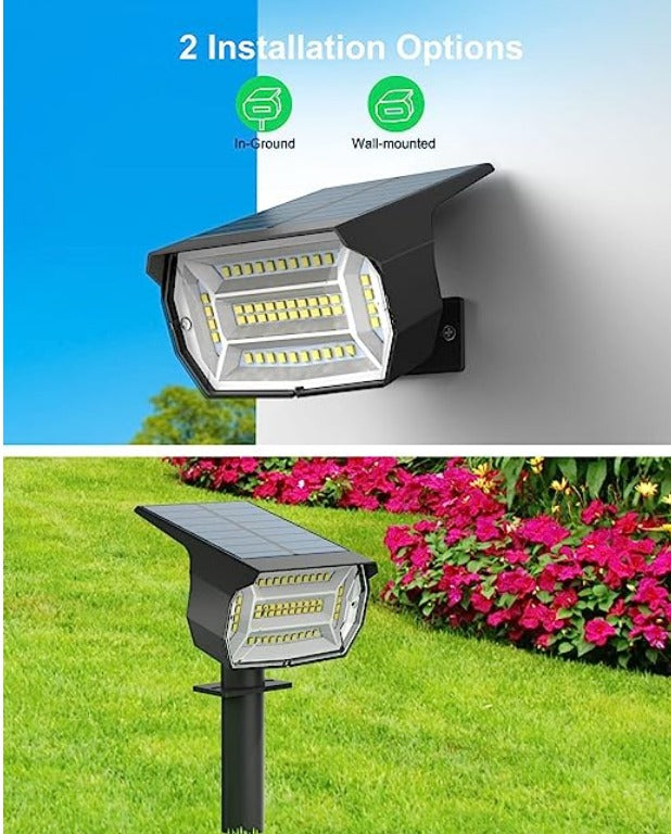 50 LED Solar Spot Lights (Pack of 2)