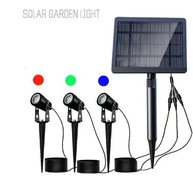 Color Changing Solar Spot Lights