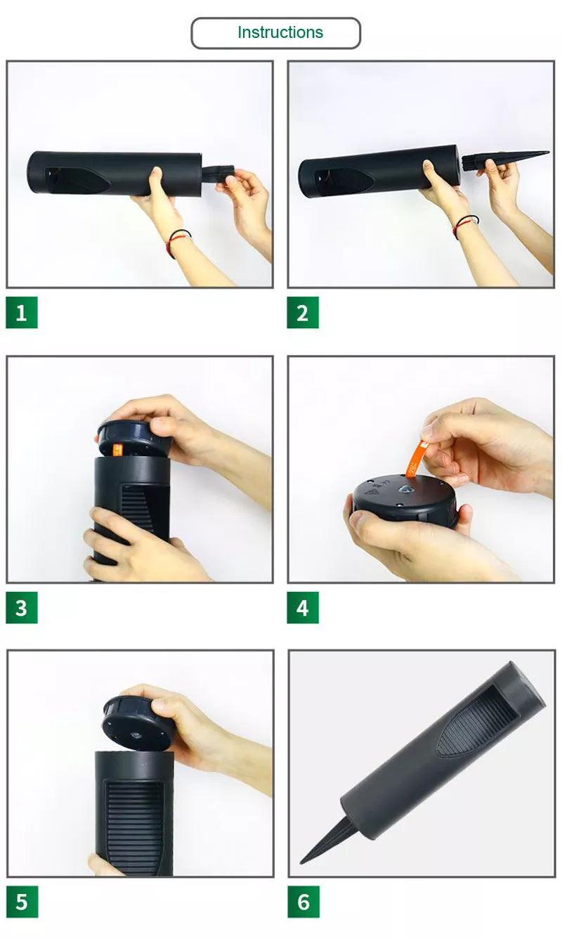 Cylindrical Solar Light