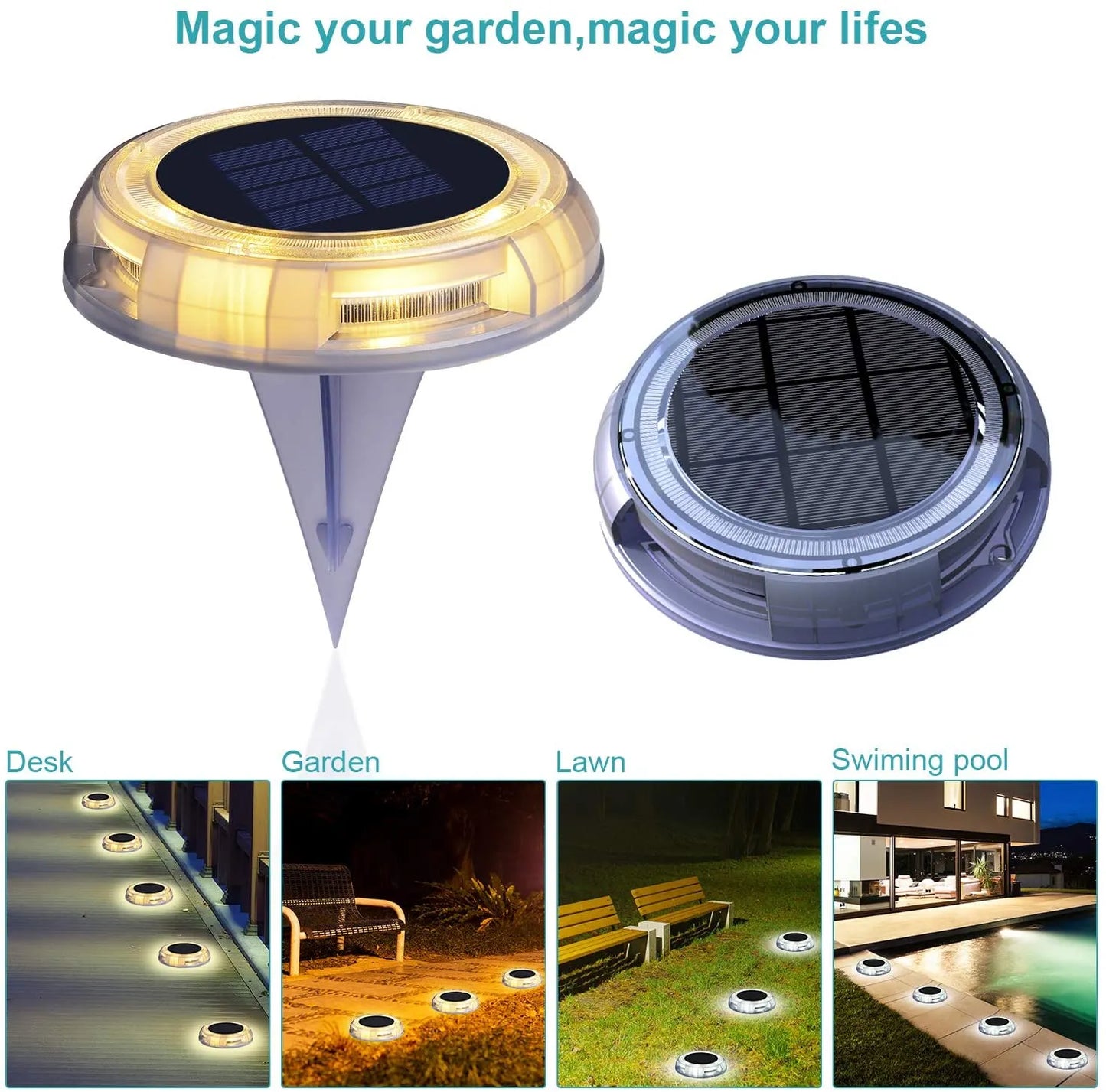 Solar Colorful Deck Solar Lights
