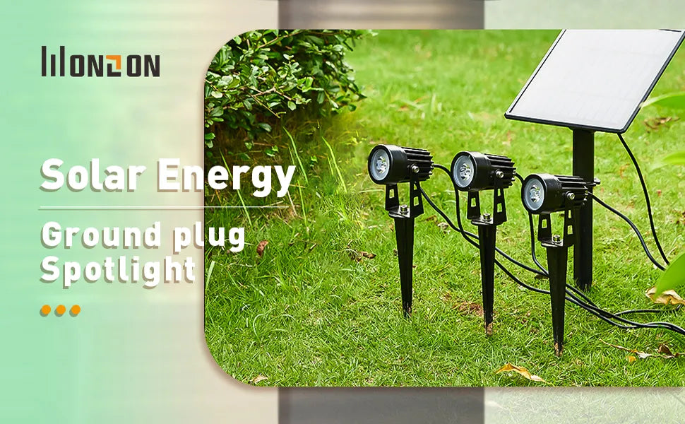 Color Changing Solar Spot Lights