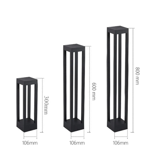 LED 7W Bollard Square Lamp