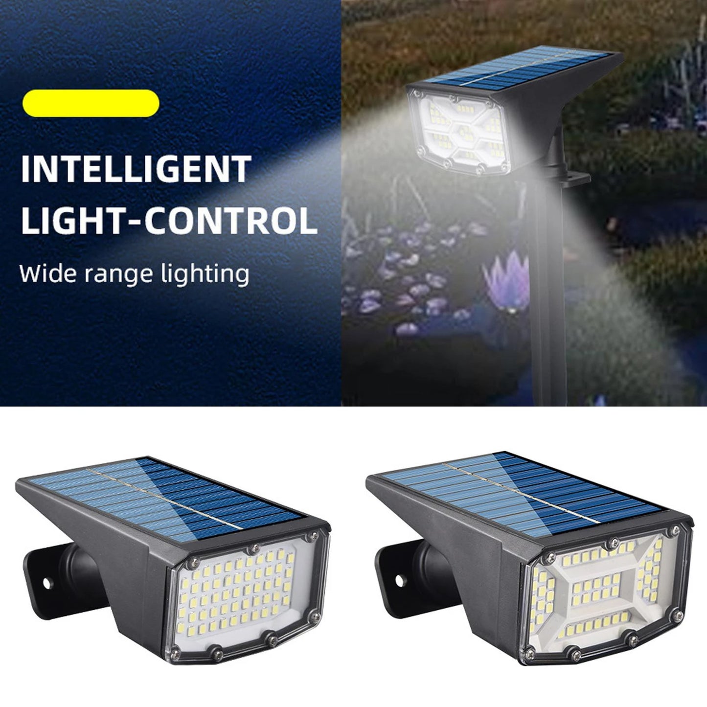 50 LED Solar Spot Lights (Pack of 2)